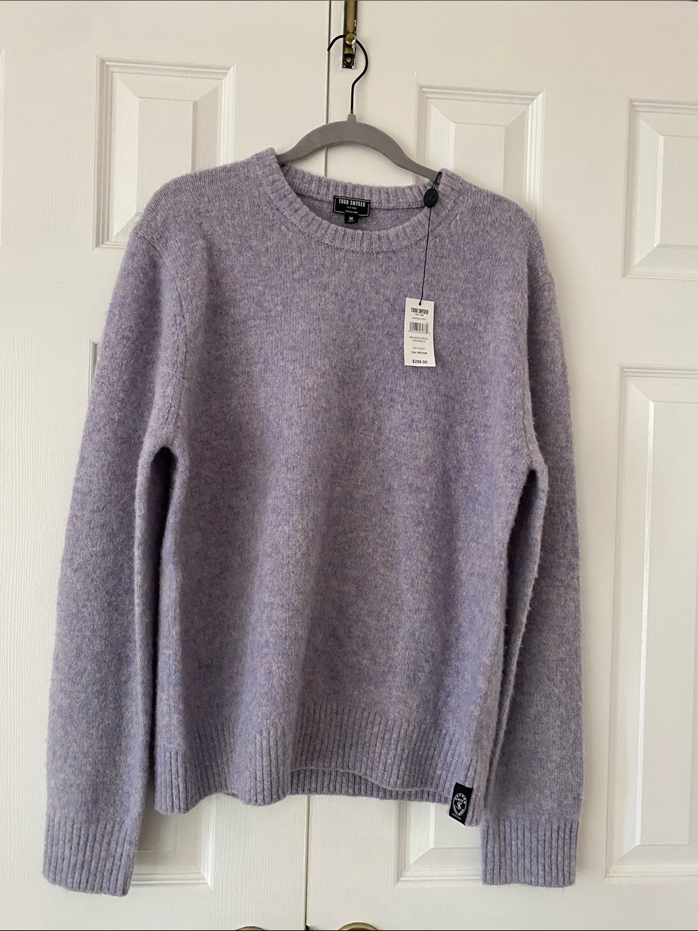 Todd Snyder Lavender Crewneck Sweater